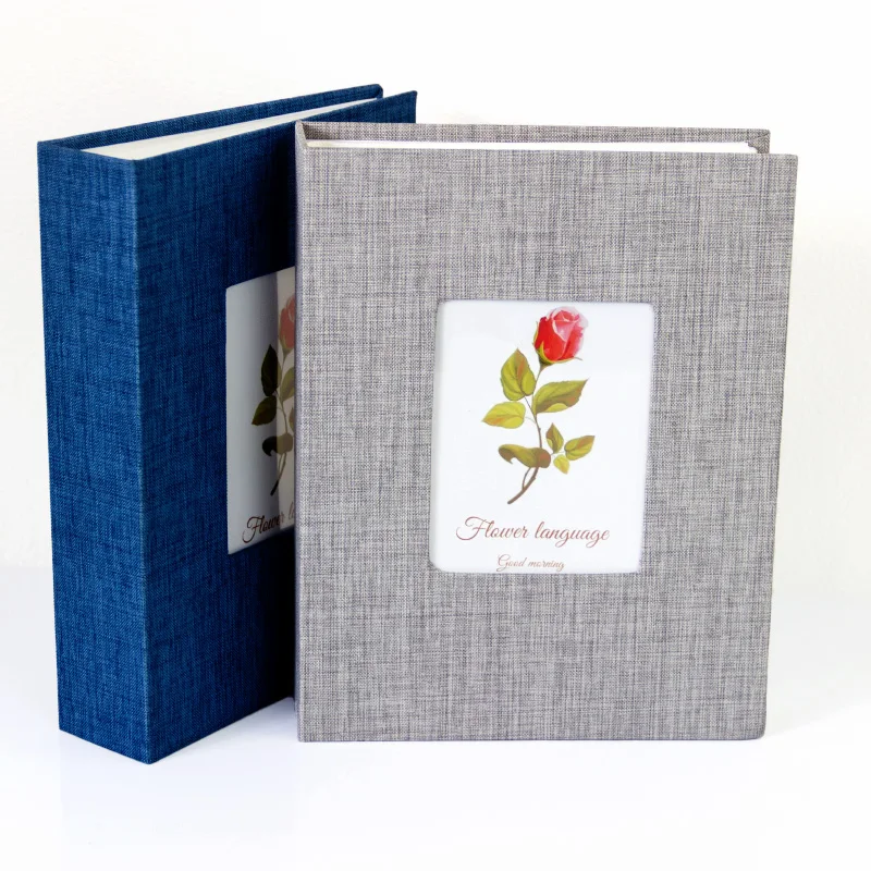 Photo Album 200 Pockets for 4x6 Photos Fabric Cover Photo Books Slip-in Picture Albums Wedding Family Anniversary Baby,Grey