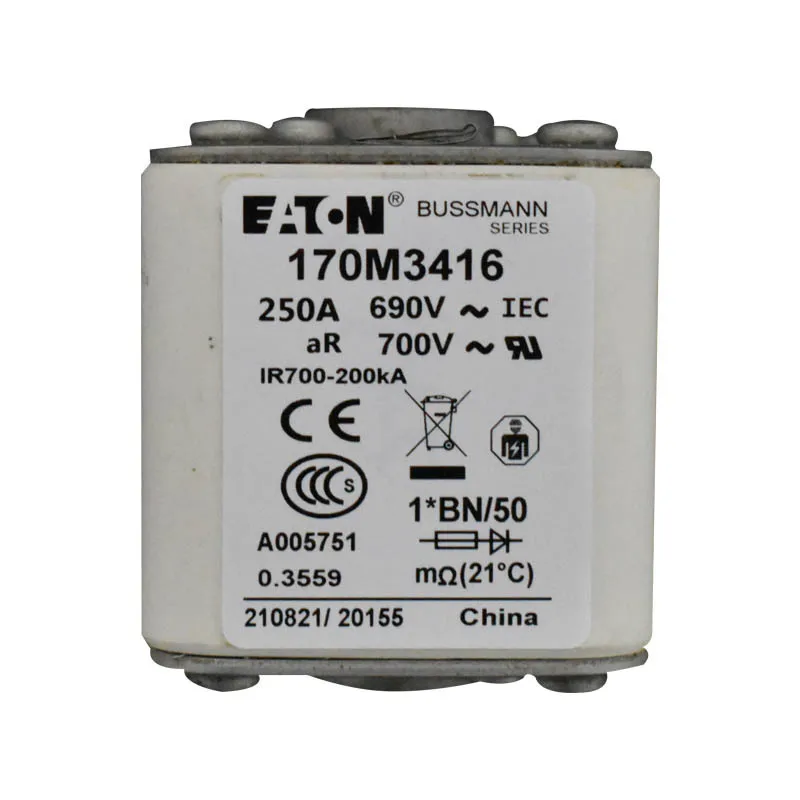 Basman 170M3416 fast fuse, shipped from the original factory, damaged and returned, a special ticket can be issued.
