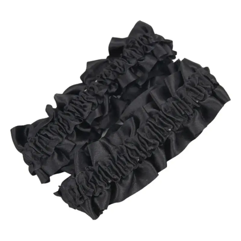 652F قميص مكشكش بأكمام ثابتة وحزام ذراع مطاطي لزي العشرينات #5