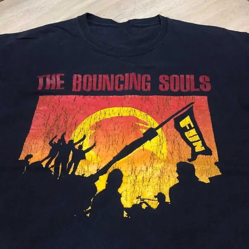The Bouncing Souls Band Black T Shirt Cotton S 5Xl Rm1055