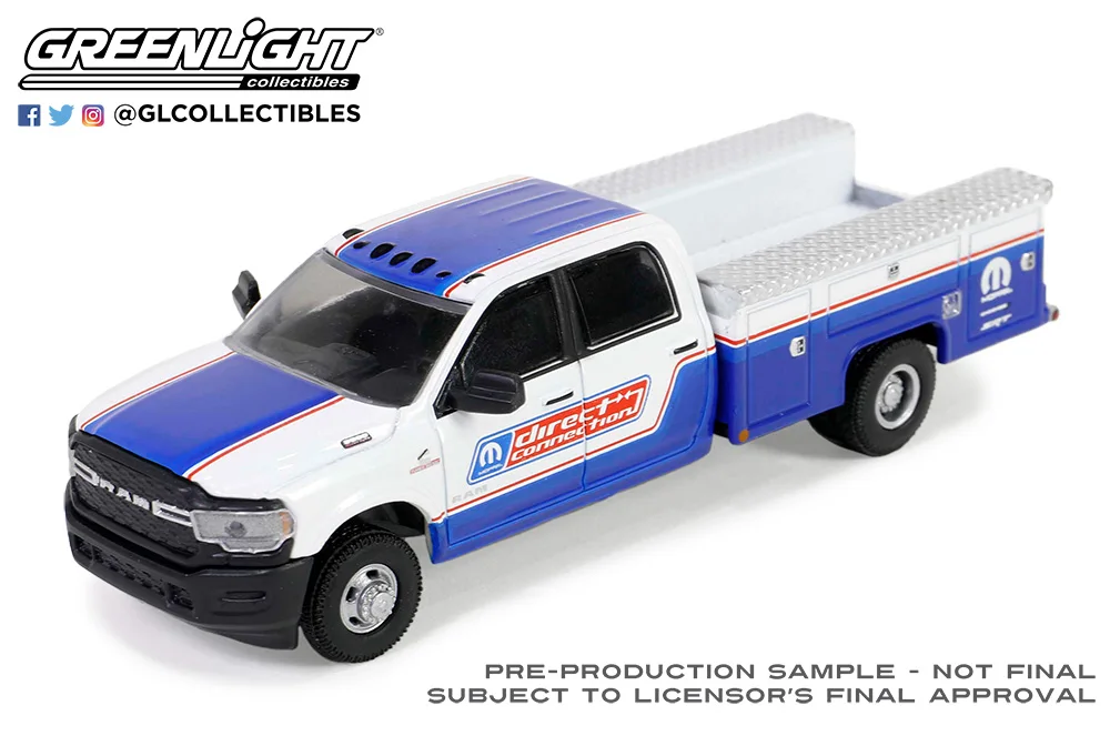 

GREENLIGHT 1:64 2023 Dodge Ram 3500 задние колеса 46140-F Коллекция литого под давлением сплава модель автомобиля украшение подарок