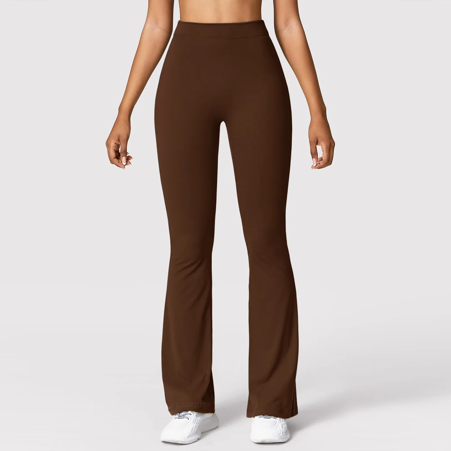 Women's 2026 Summer New Seamless Stretch Quick Dry Breathable Yoga Pants V Waist Butt Lifting Flared Workout Pants