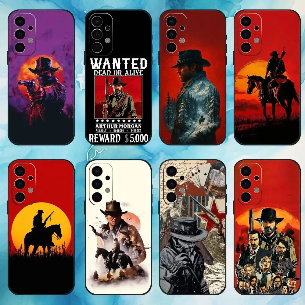 

Red Dead R-Redemption 2 Phone Case For Samsung S25,S24,S21,S22,S23,S30,Ultra,S20,Plus,Fe,Lite,Note,10,9,5G Black Cover