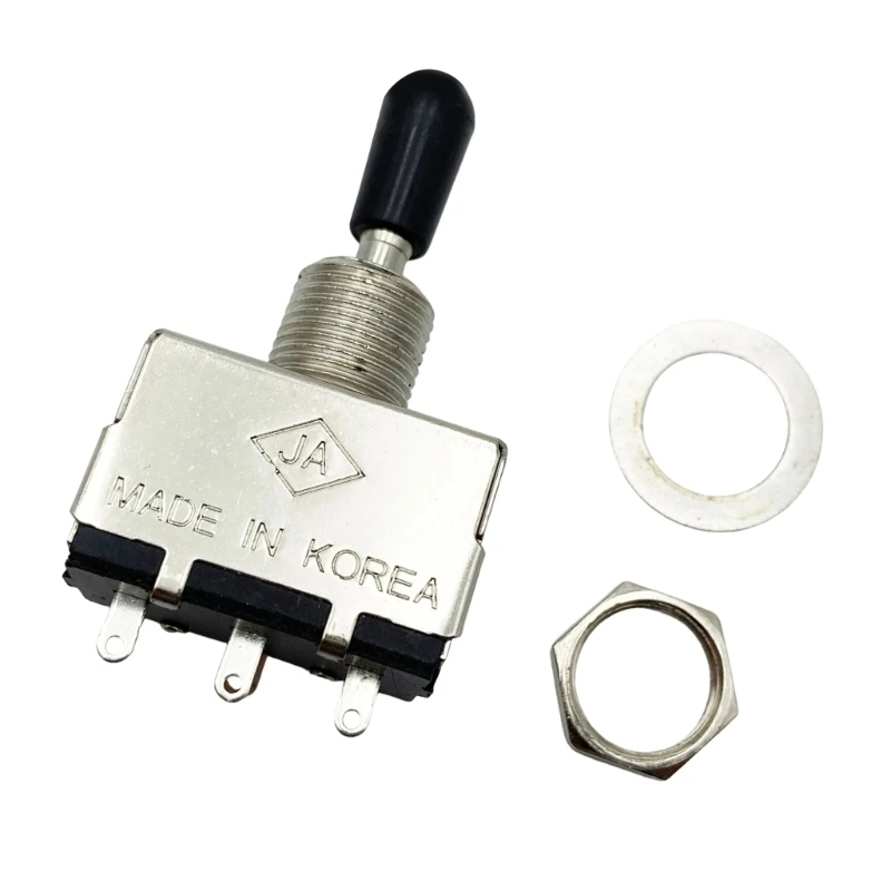 Professional Electric Guitar Switches Offering Three Sound Selection Metal ABS Texture Quick Installation User Friendly