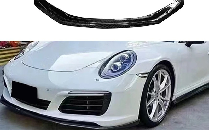 

For Porsche 911 991 Carbon Fiber Front Lip GT Front Shovel Modified Car Surround Accessories Exterior Trim