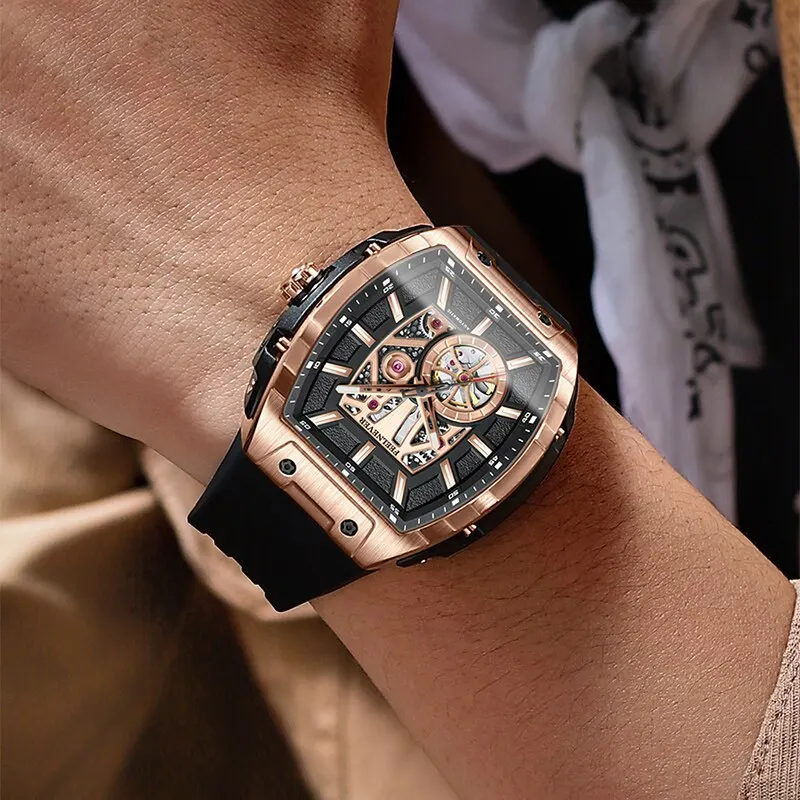 ساعات سافير توربيون للرجال من أفضل العلامات التجارية الفاخرة ساعة غطاس للرجال ساعة يد ميكانيكية أوتوماتيكية للرجال