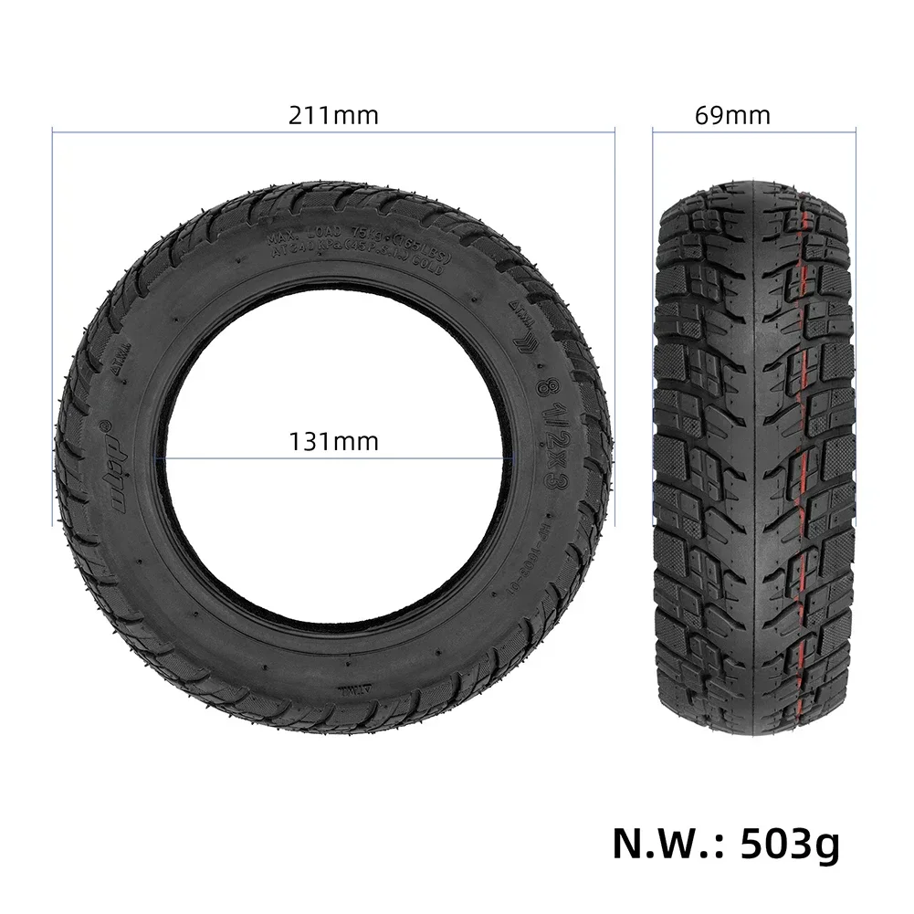 

Off-road Tyre Tire Replacement Rubber 150g/500g/650g 8.5 Inch Inner Tube Wearproof 8.5*3.8 1/2*3 Electric Scooter