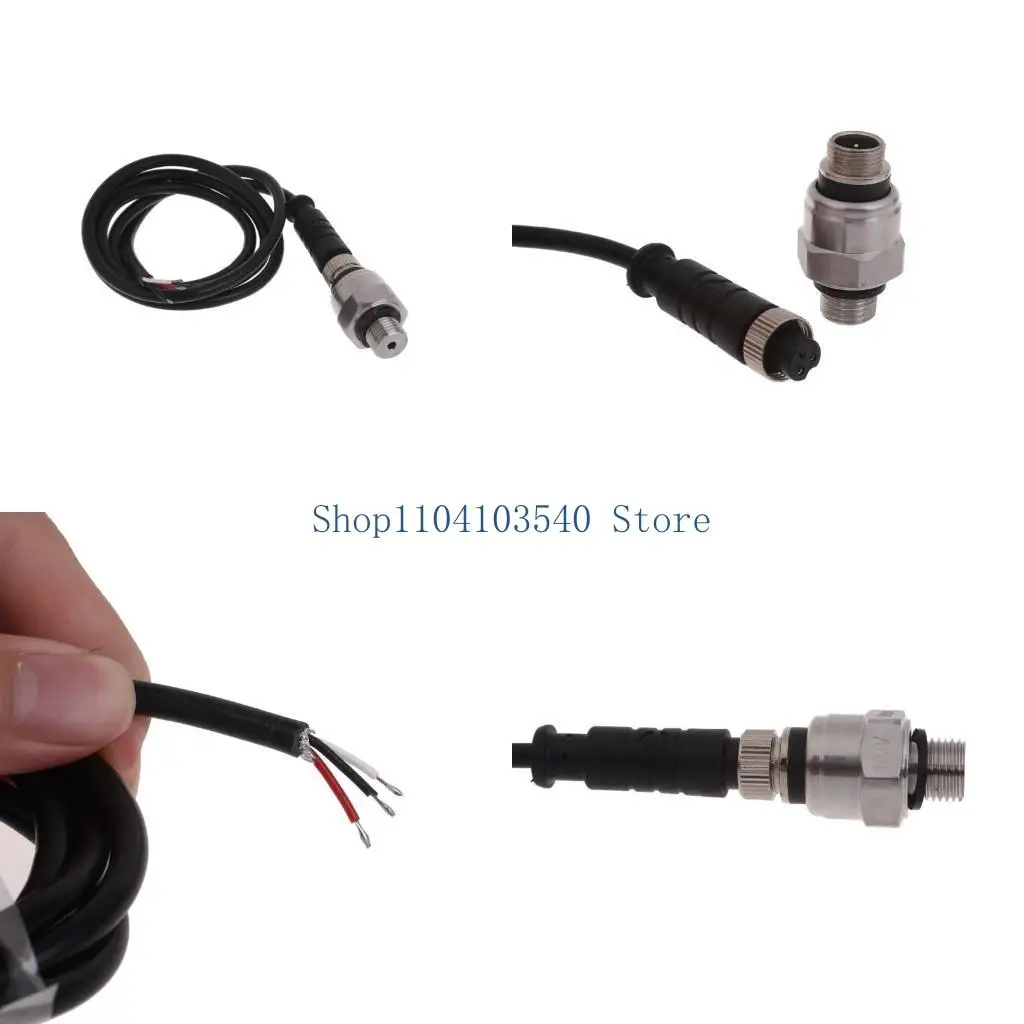 

02DC G1/4" Pressure Transducer Cable Pressure Transmitter Water Hydraulic