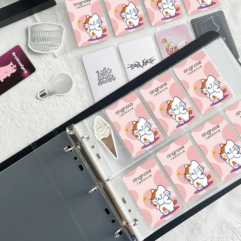 

7 / 8 Slots Wide A5 Binder D Ring Photocard Holder Kpop Photo Card Collect Book 3inch Photo Album Korean 포카 바인더