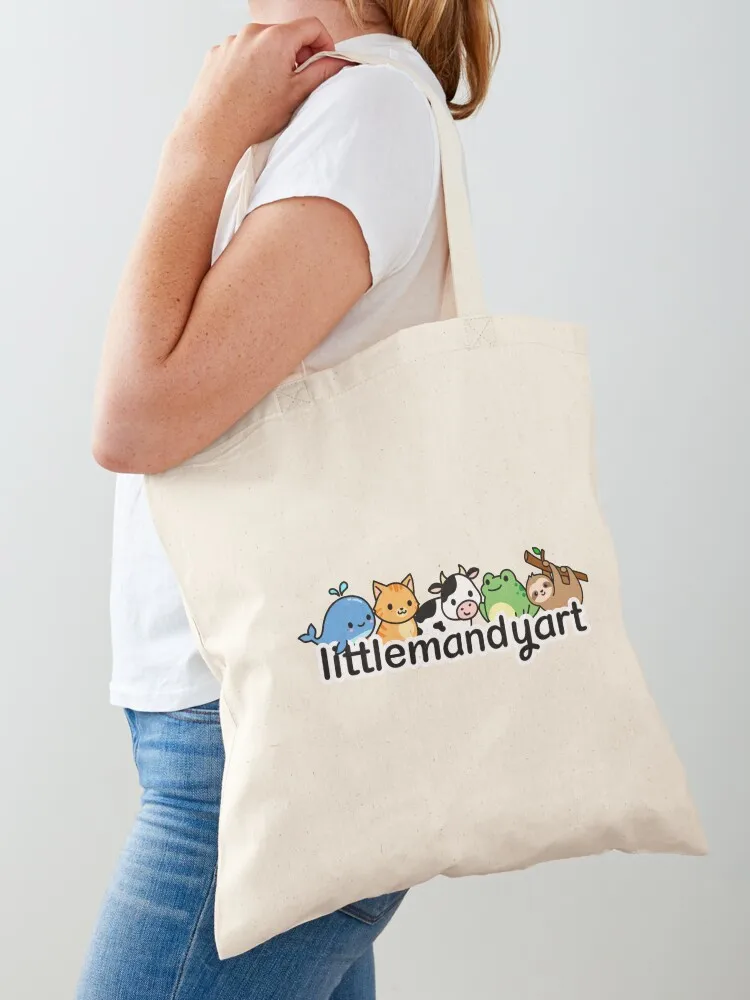 

Littlemandyart Tote Bag, складная многоразовая сумка, парусиновая сумка для покупок, женская роскошная женская сумка