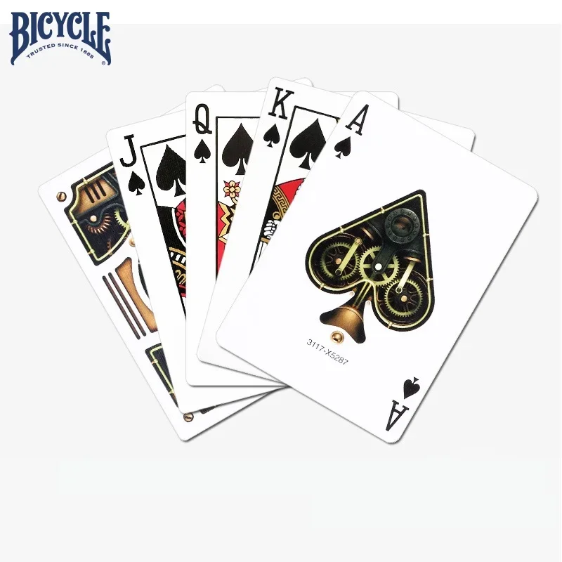 Bicycle Gold Steampunk Playing Cards Thoery11 Deck USPCC Collectible Poker Card Games Entertainment Magician Accessories