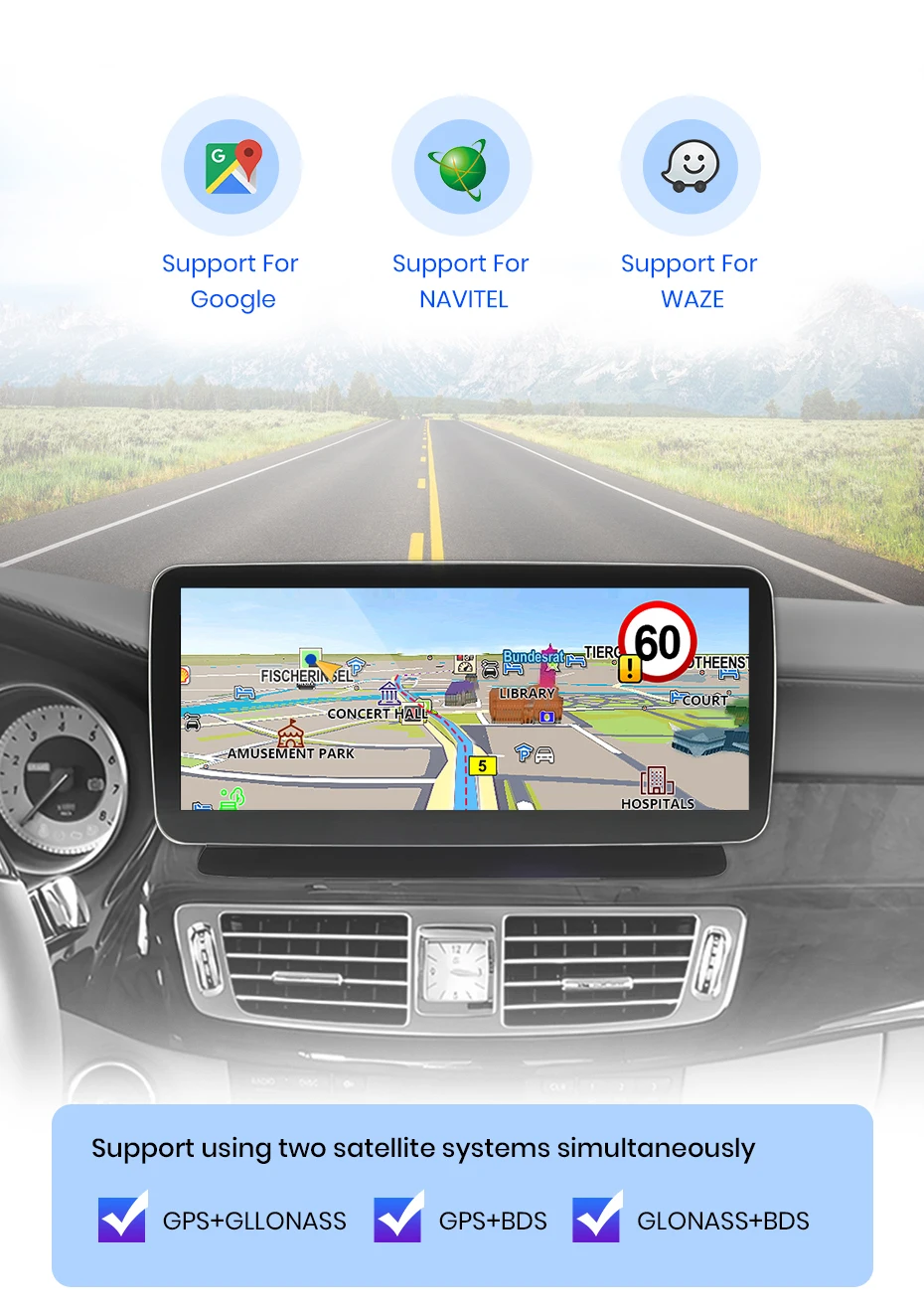 Junsun Qualcomm 665 Drahtloses CarPlay Android Auto-Autoradio für Mercedes Benz B-Klasse W245 W246 2011–2018 GPS Intelligentes System – Detail 16
