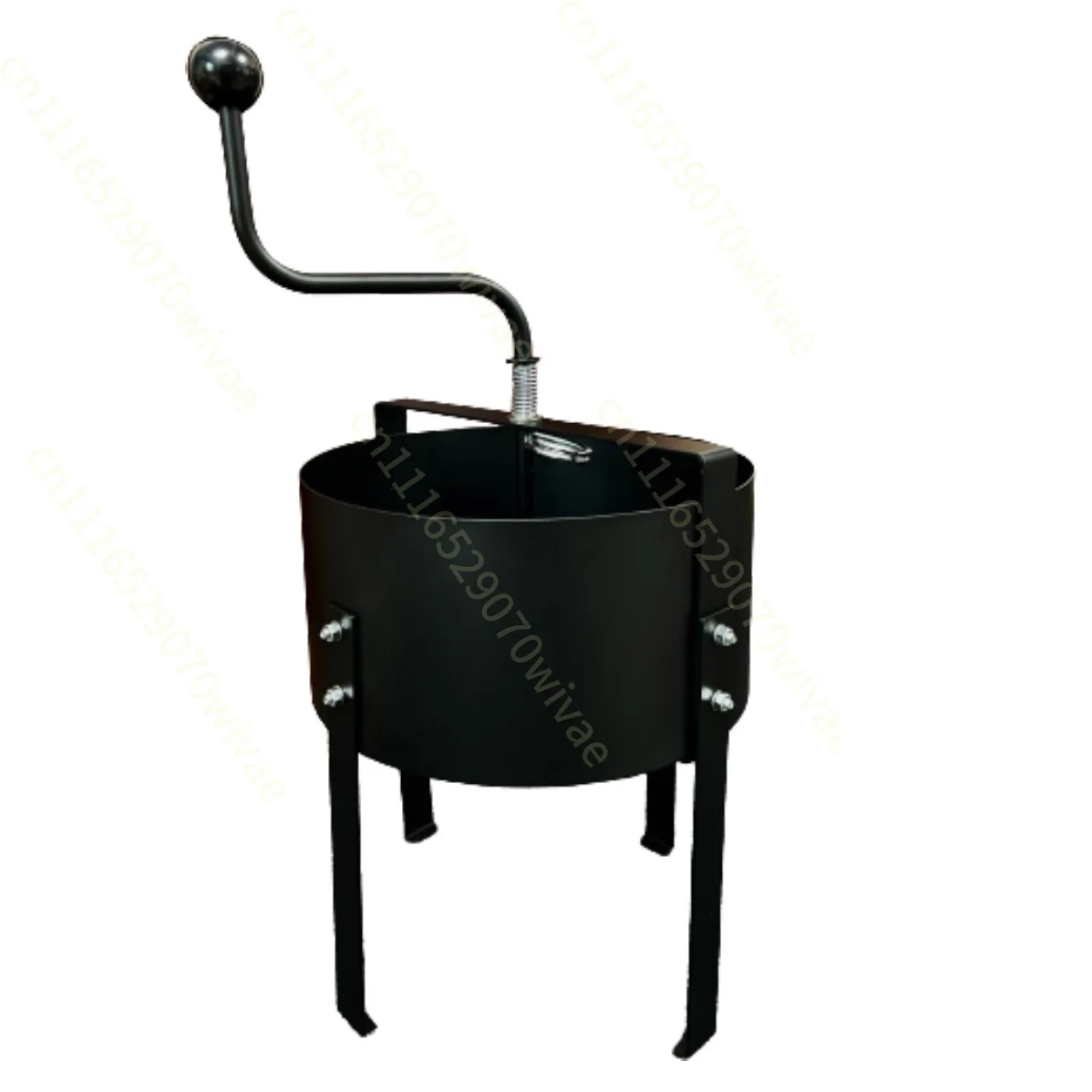 Rotary Soil Sieve Compost Mesh Sieve Filter Garden Potted Metal Dust Sieve Rotary scr