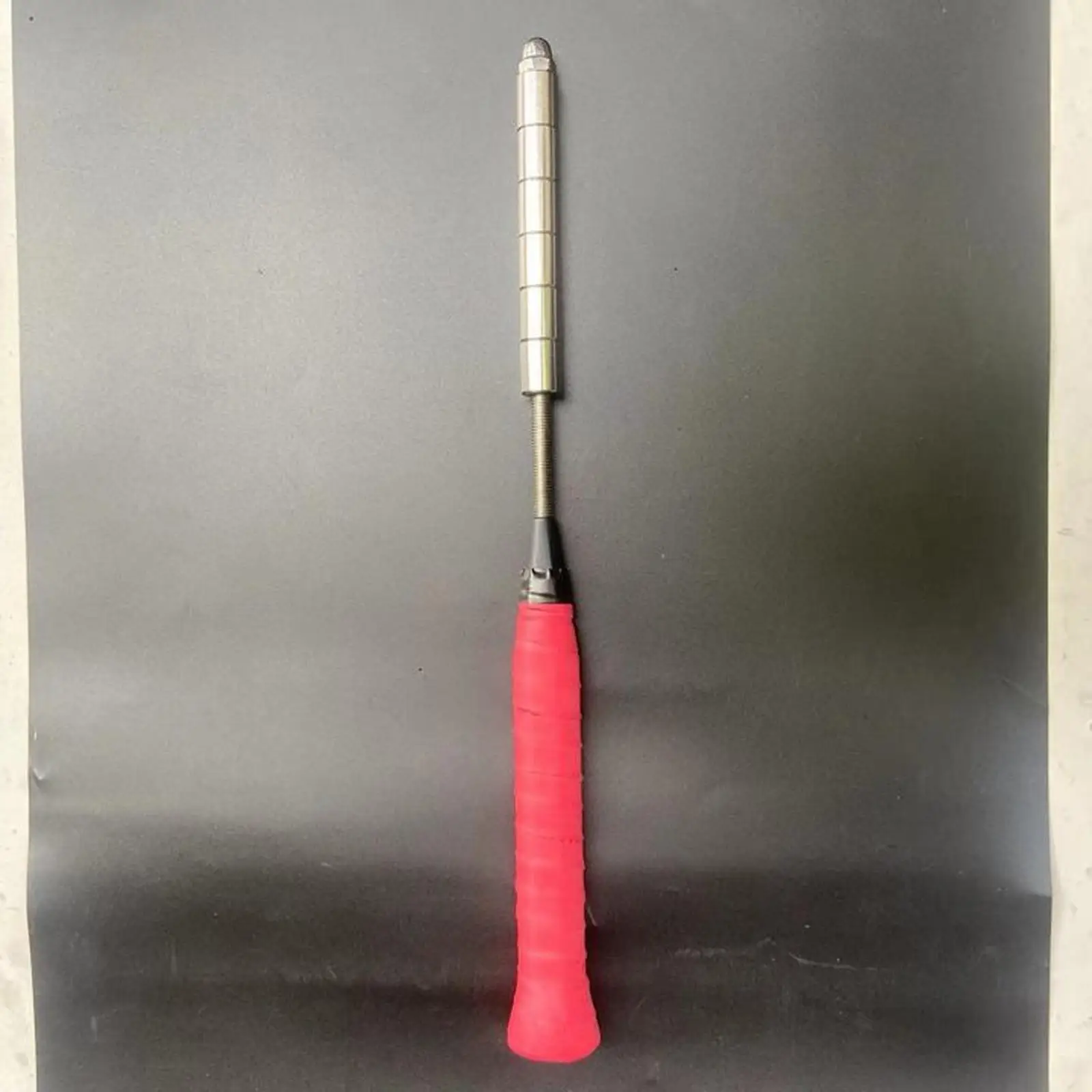 Badminton Trainer Training Racket Wooden Handle Weighted Aid Device for Power Strength Practice Equipment