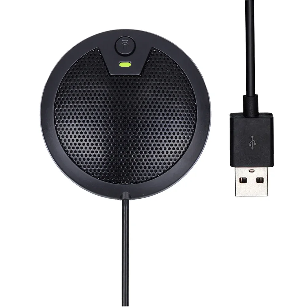 ميكروفون طاولة USB احترافي لأجهزة الكمبيوتر المحمول CISCO ZOOM لمؤتمرات الويب NetMeeting Game Live Desktop Mic مع حقيبة #1
