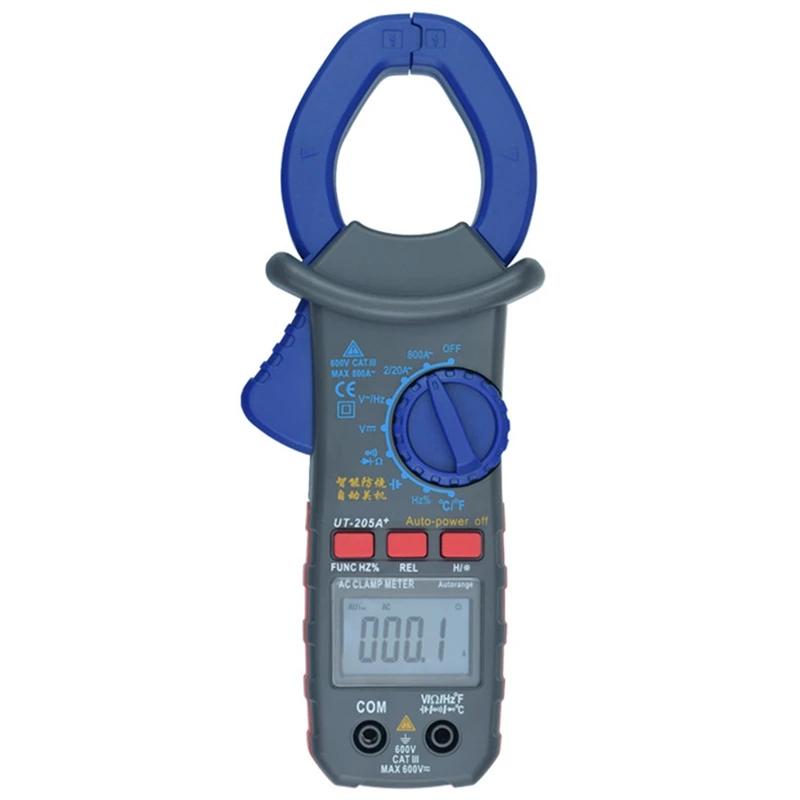 B62B-UT205 Интеллектуальные цифровые клещи переменного тока с защитой от изогнутия, клещи для авторемонта, многофункциональный мультиметр для электрика