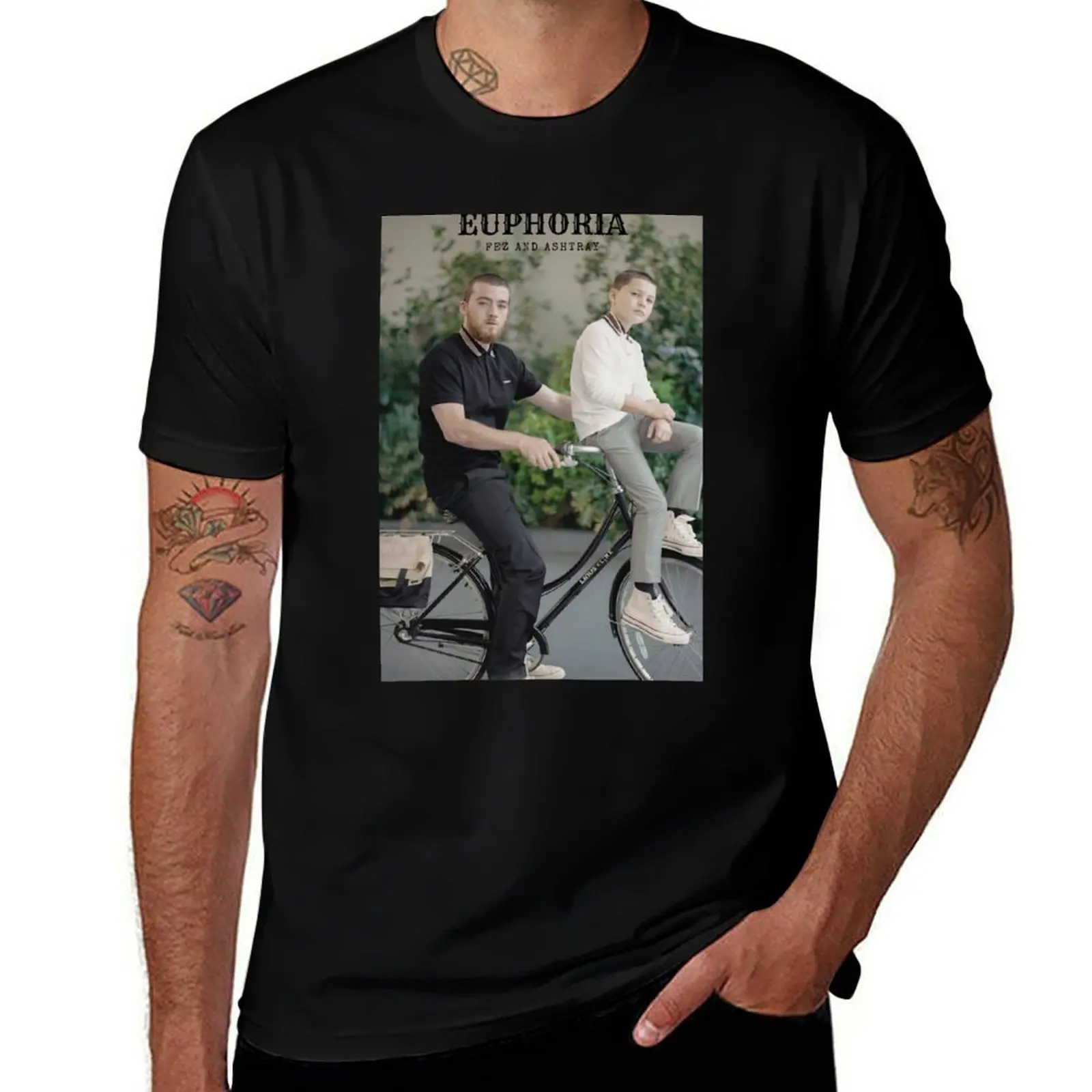 Fez And Ashtray, T-shirt Euphoria 2, T-shirt durable pour le travail