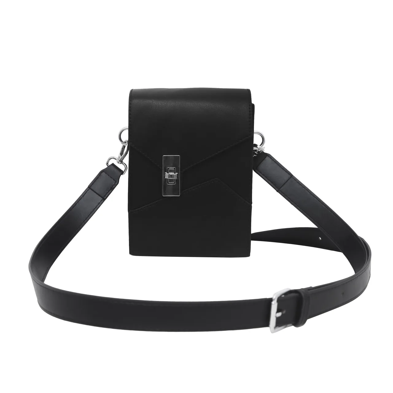 New Men's Small Flap Crossbody Bag Designer Box Shape Shoulder bag Pu Leather Lock Buckle Single Mobile Phone Bags Purse bolsos