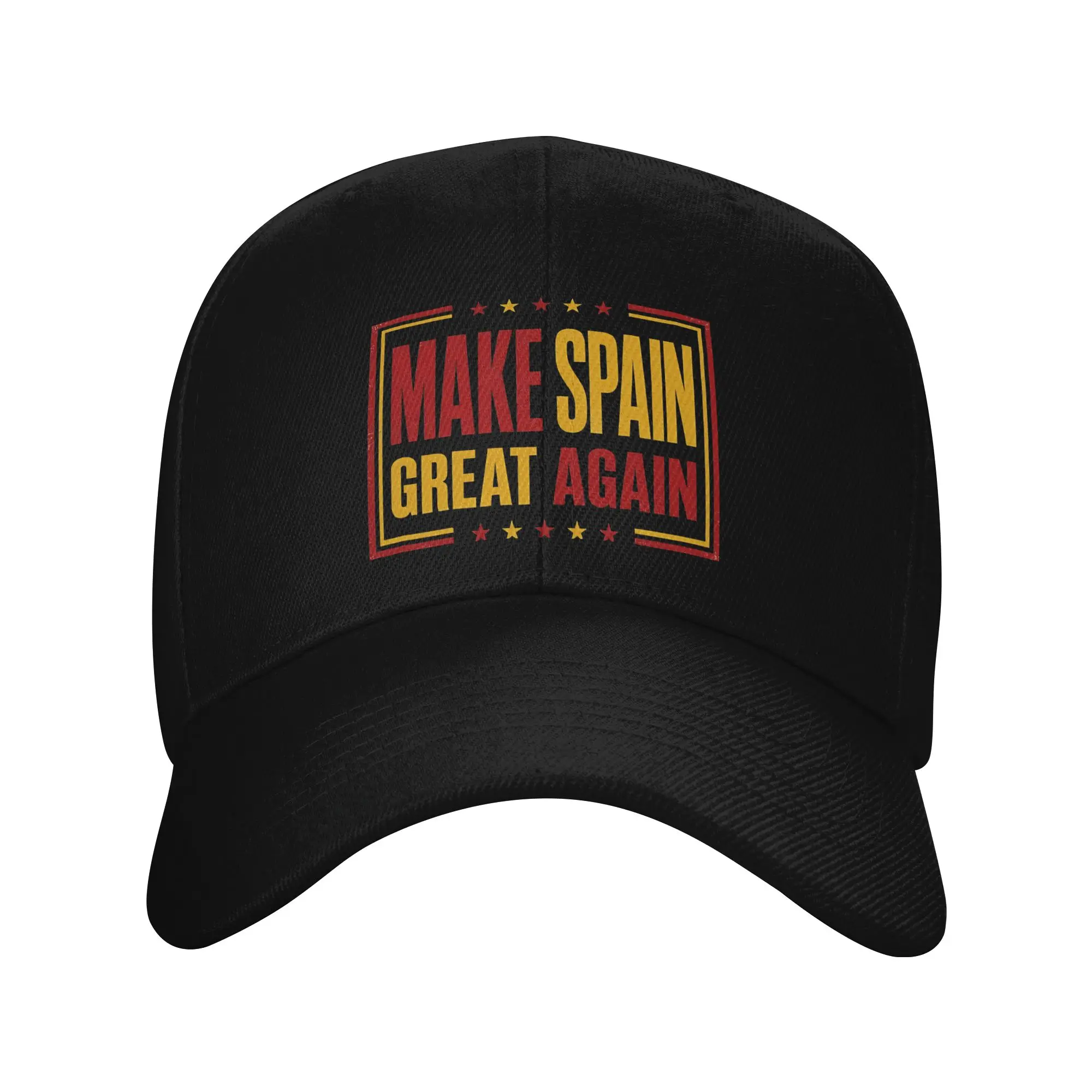 MAKE SPAIN GREAT AGAIN TWO STARS Baseball Cap  y2k Cool Hip Hop Hats Summer Women Men Tennis Skate Snapback Cap
