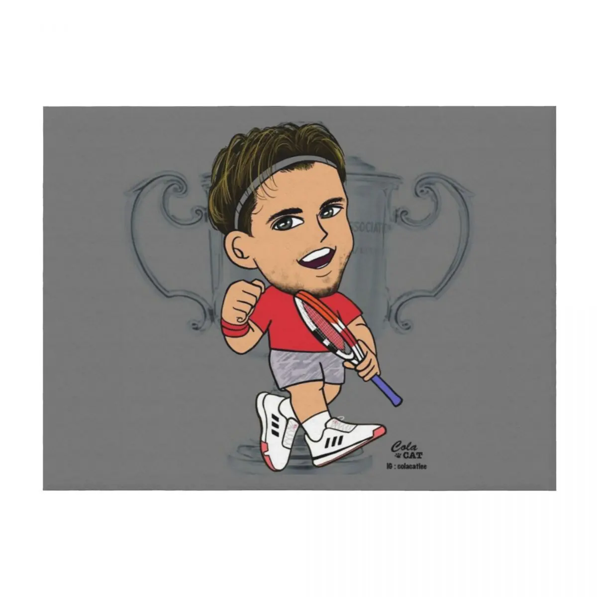 

Dominic Thiem , US open 2020 Throw Blanket Bed Fashionable blankets and throws Flannels Summer Blankets