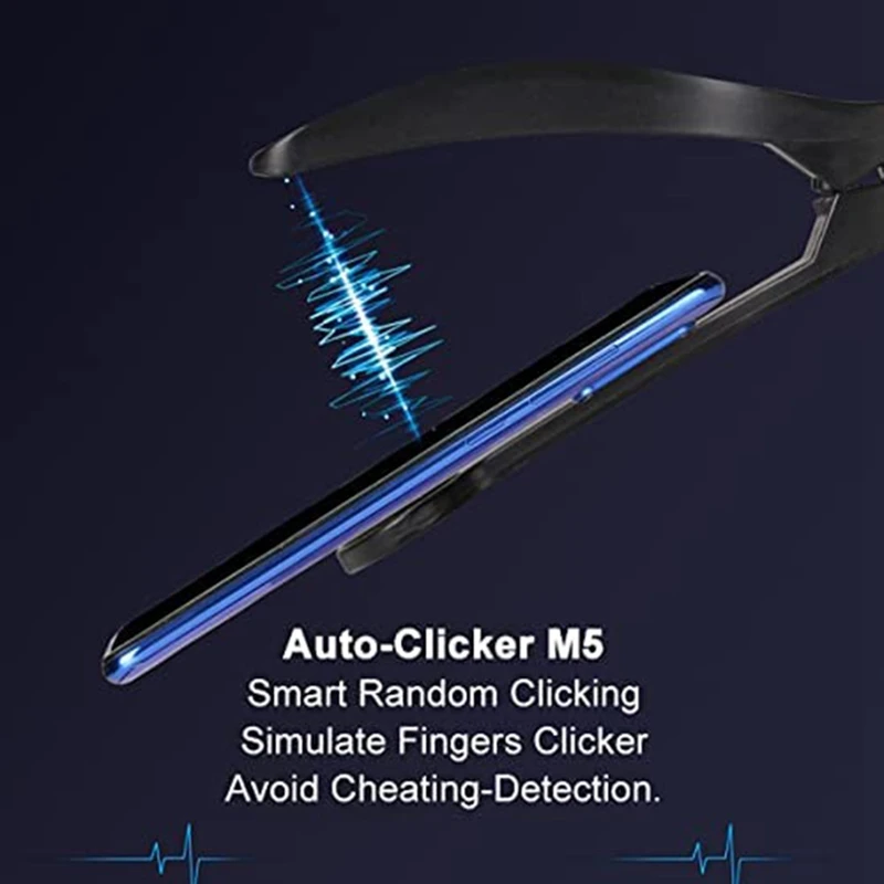 (NEW) Mobile Phone Screen Clicker, Analog Finger Connecting Device, Automatic Physical Intelligent Mute Touch Screen