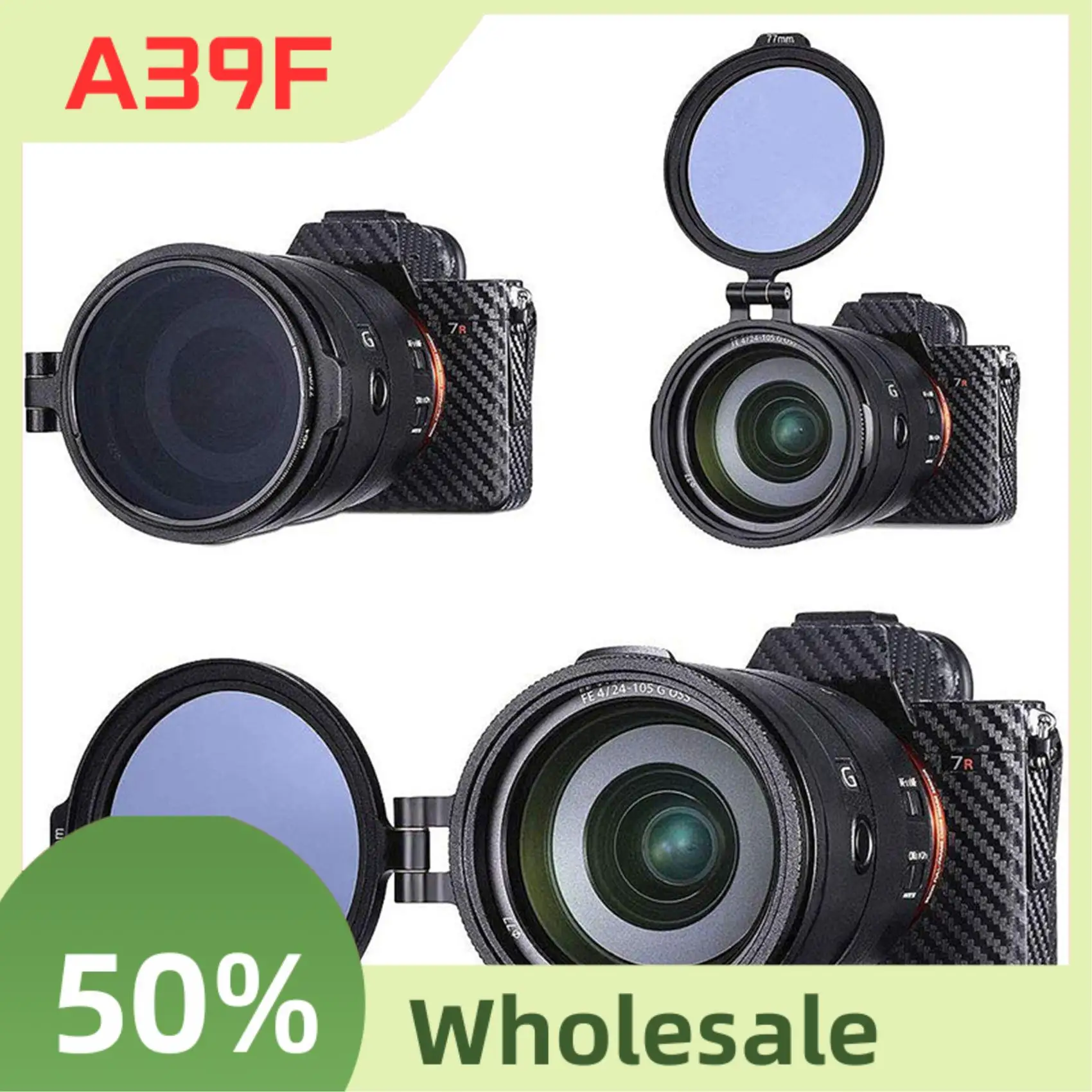 

T86C NEW 2 Pcs ND Quick Release Switch Bracket Lens Filter For DSLR Camera Photography Lens Bracket 77MM & 52MM