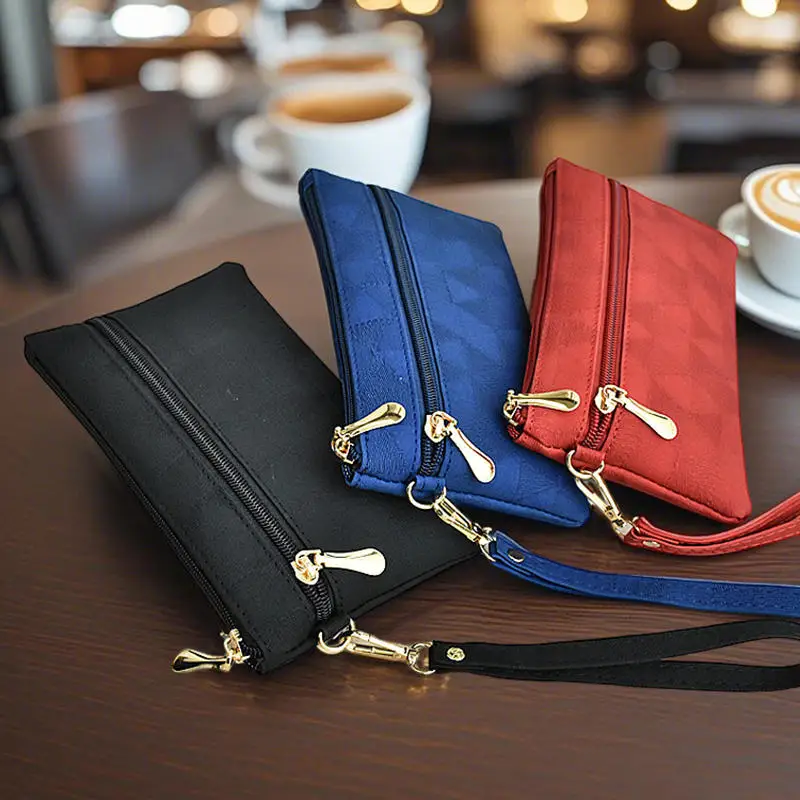 Women Long Wallets Simple Fashion Clutch Bag Female Casual Cell Phone Purses Big Capacity Zipper Money Pouch For Ladies