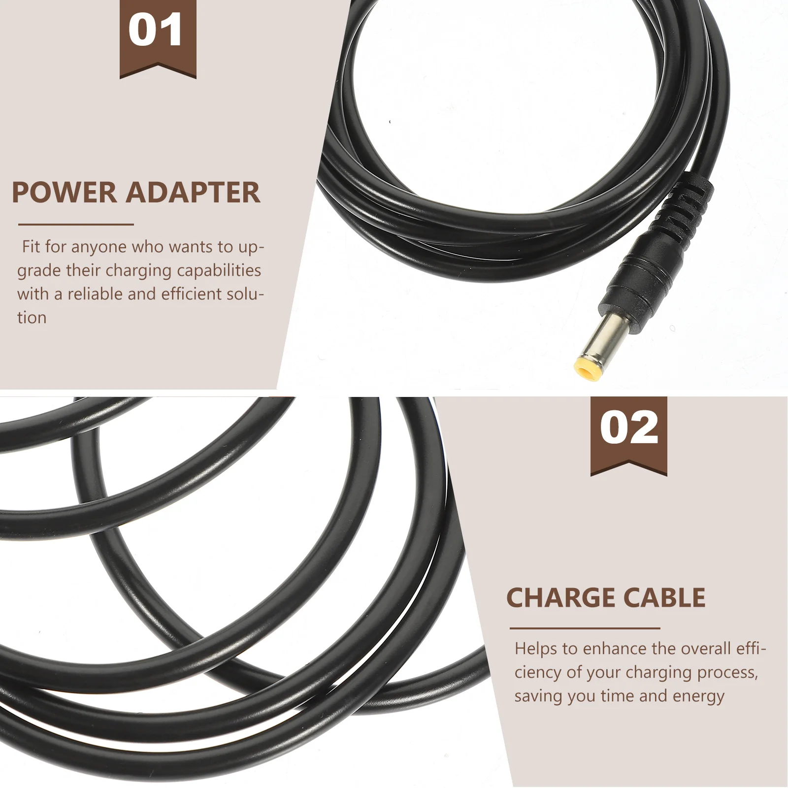 

Type-C to Dc 5.5x2.5mm Power Cord Easy The Go Upgrade Charging Capabilities Type-C to Dc Adapters Type Adapter