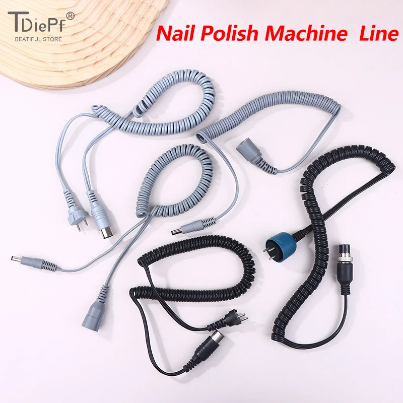Maniglia Cavo di Alimentazione Cavo Chiodo Manipolo Cavo di Alimentazione Filo a Molla Elettrica Per Forte H6 W-168 202B Macchina per Manicure Trapano Accesso