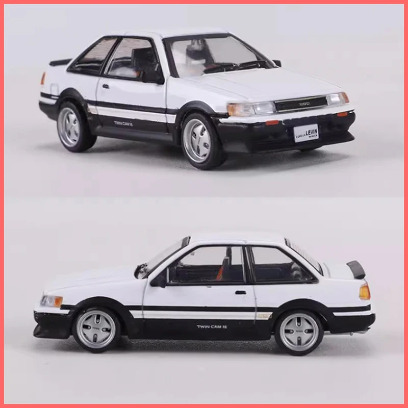 DCT 1:64 스케일 AE86 Corolla Levine 시뮬레이션 합금 자동차 모델 클래식 성인 기념품 선물 취미 및 장난감