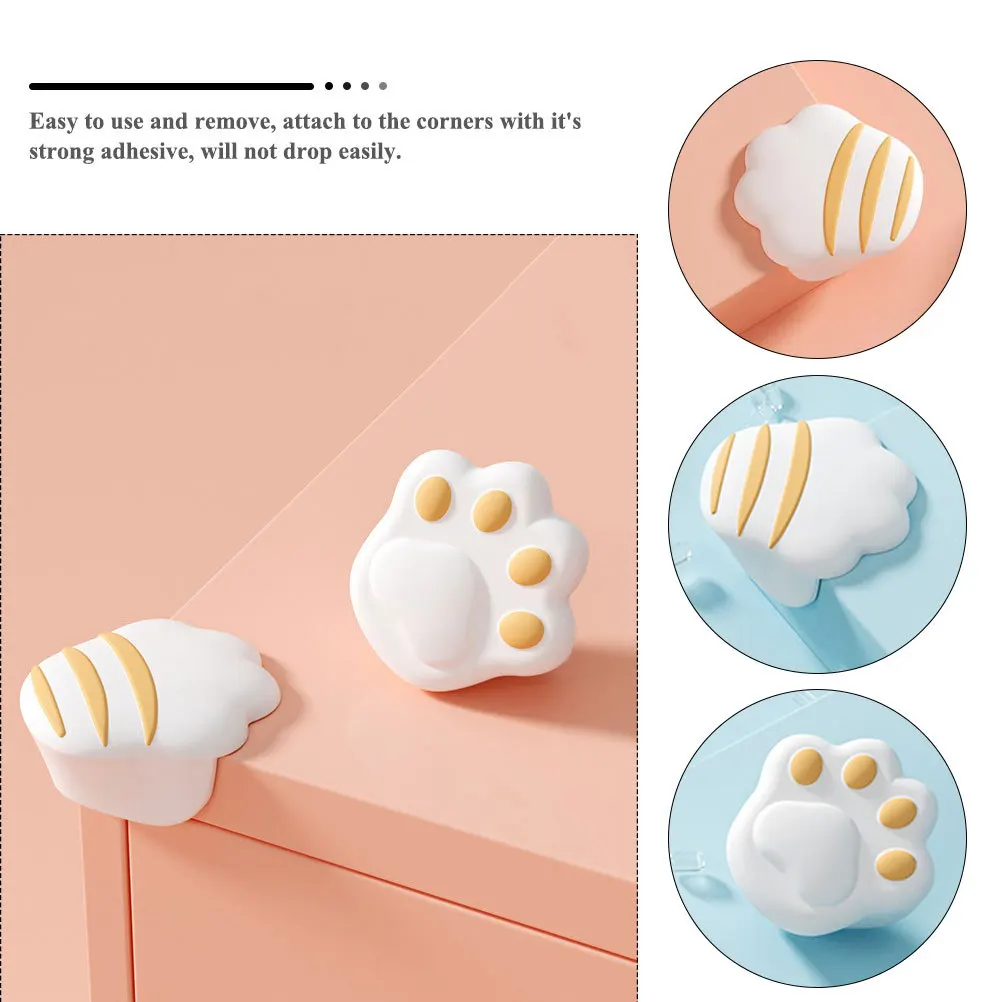 

4Pcs Corner Protector Baby Silicone Table Safety Bumper for Furniture Home Use Corner Protector Baby