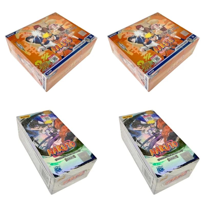 

KAYOU Authentic Naruto New W6T4 W8T2 English Version Anime Card Box Rare UR HR SR Collection Card Ninja War Kids Toys Game Gift