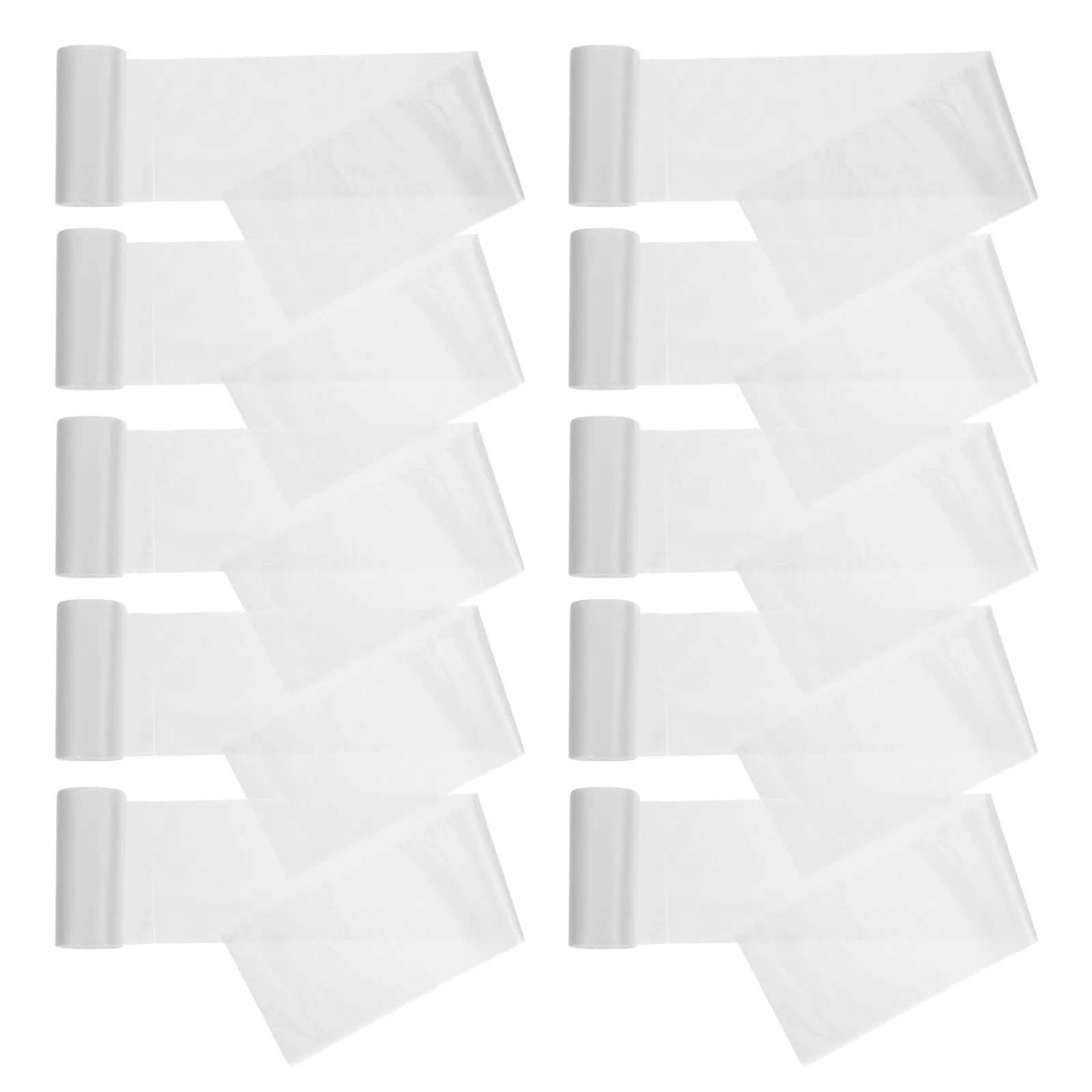 10 Rolls Fine Craftsmanship Pe Trash Bags Desktop Garbage Bags for Office Kitchen Living Room Bedroom Hotel Multi-Functional