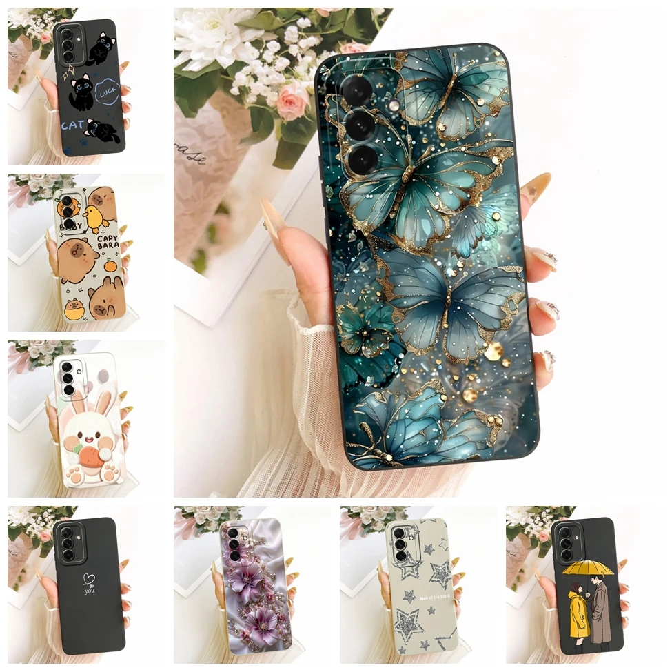 For Samsung Galaxy A36 5G SM-A366E SM-A366B Case For Samsung A36 5G Casing Silicone Cute Luxury Fashion Love Funny Painted Cover
