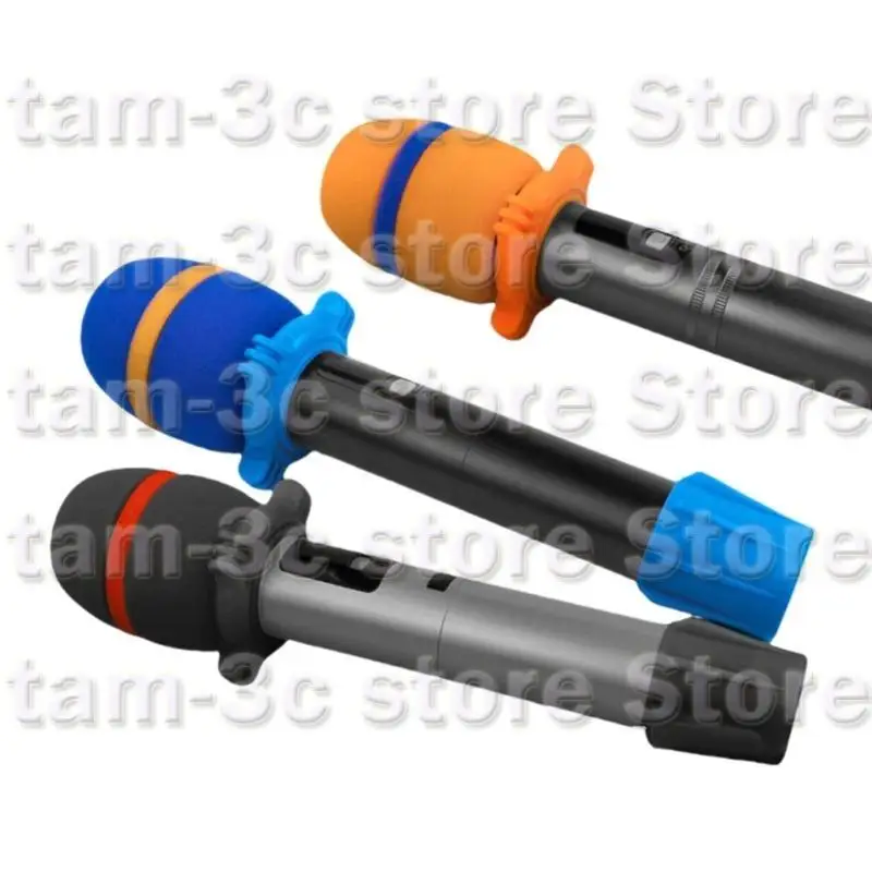 D0UA Mic protections anelli antiroll Cover del parabrezza per lo stage e lo studio