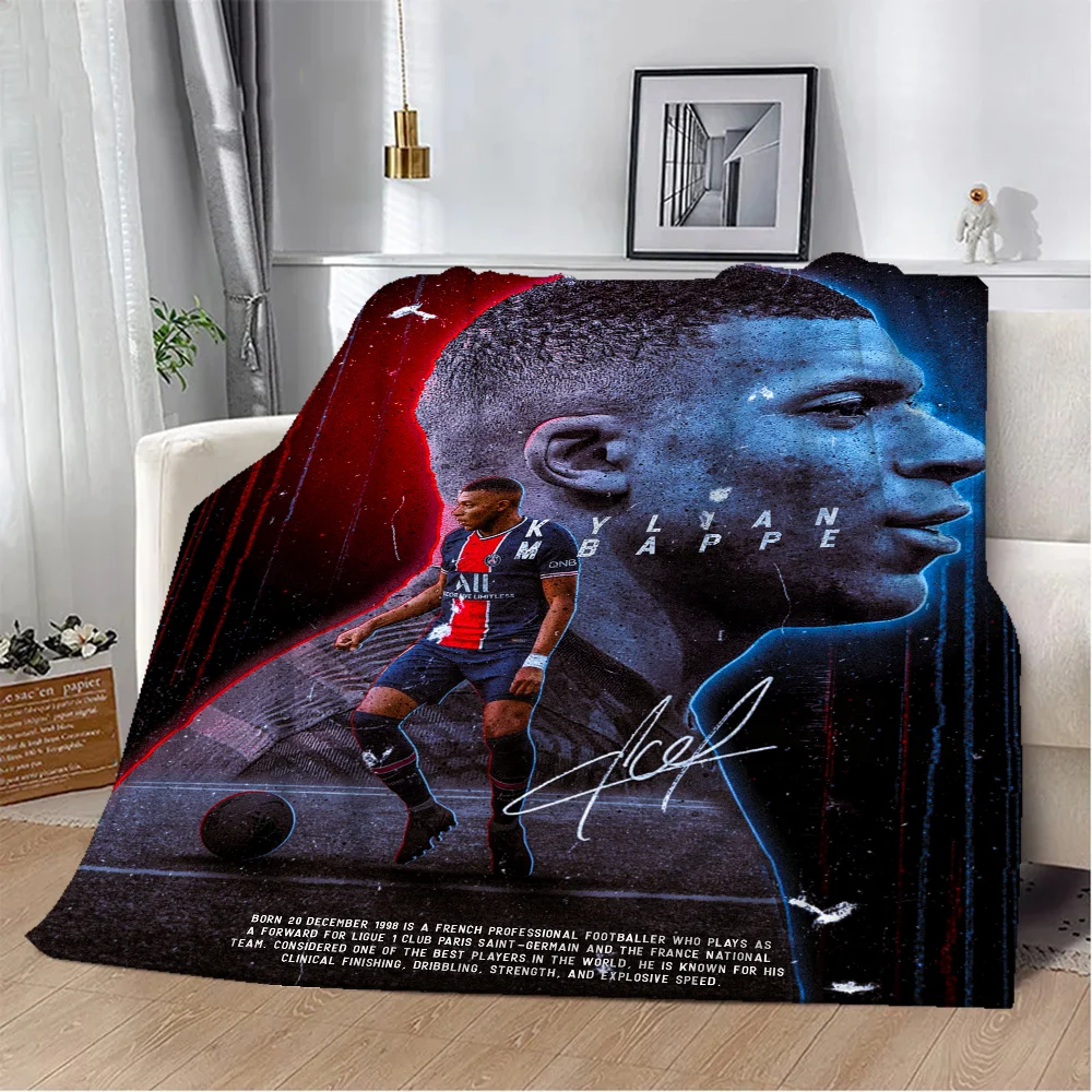 Mbappe Blankets for Decorative Sofa Blanket King Size Luxury Bedding Home Interior Knitted Plaid Beach Towel Bed Throw Knee Nap