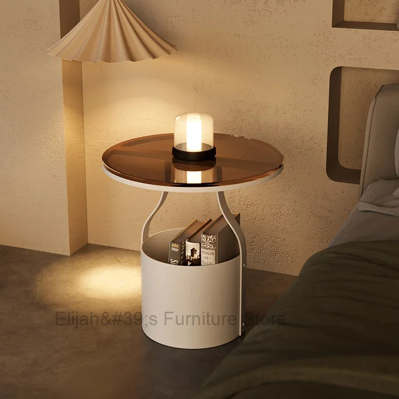 Bedside Storage Nightstand Nordic Metal Minimalist Hotel Cabinets Nightstands Mesa Lateral Mesita De Noche Home Furniture