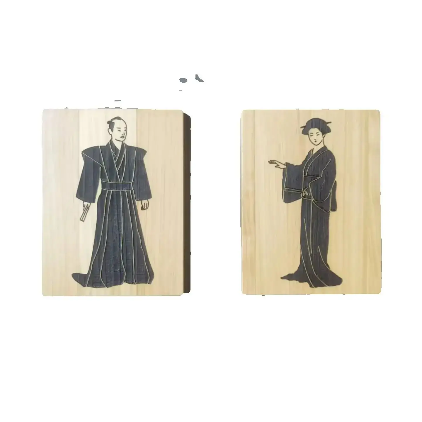 Japanese Restaurant Hotel Wooden Door Men And Women Washroom Toilet Sign Home Decorated Board