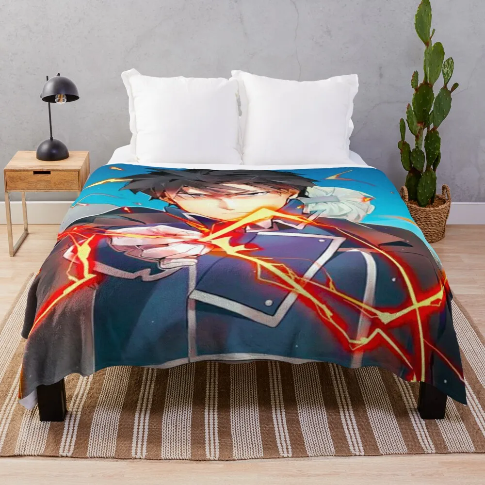 

Roy Mustang Throw Blanket blankets ands Bed Blankets For Bed Kid'S Blankets