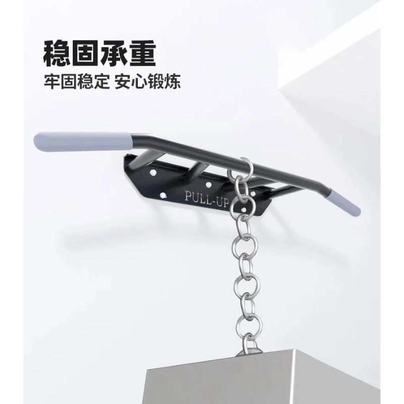 Home Fitness Equipment Wall Fixed Horizontal Bar Indoor Equipment Multiple Handle Horizontal Bar Pull-up Device Body Building