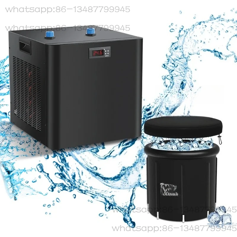 

Inflatable 1/3HP Pool Ice Bath Chiller Filter Ozone Bucket Cold Plug Chiller