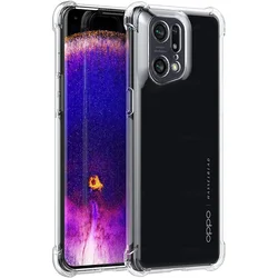 Reinforced Corners Shockproof Silicone Case For OPPO Find X2 X3 X5 X6 X8 Pro Neo Lite X7 Ultra Transparent Soft TPU Phone Cover