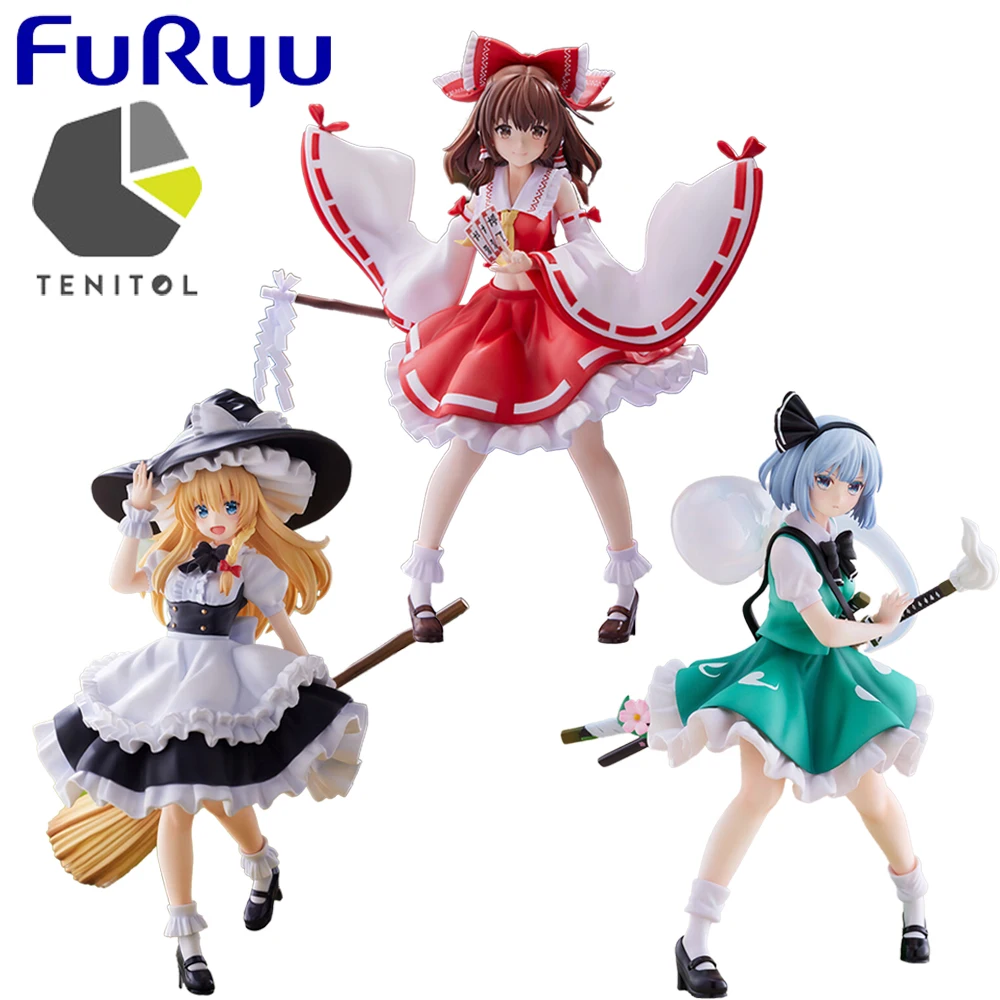 

Pre Sale Furyu Original Tenitol Touhou Project Konpaku Youmu Kirisame Marisa Hakurei Reimu Anime Girls Figures Model Toys Gifts