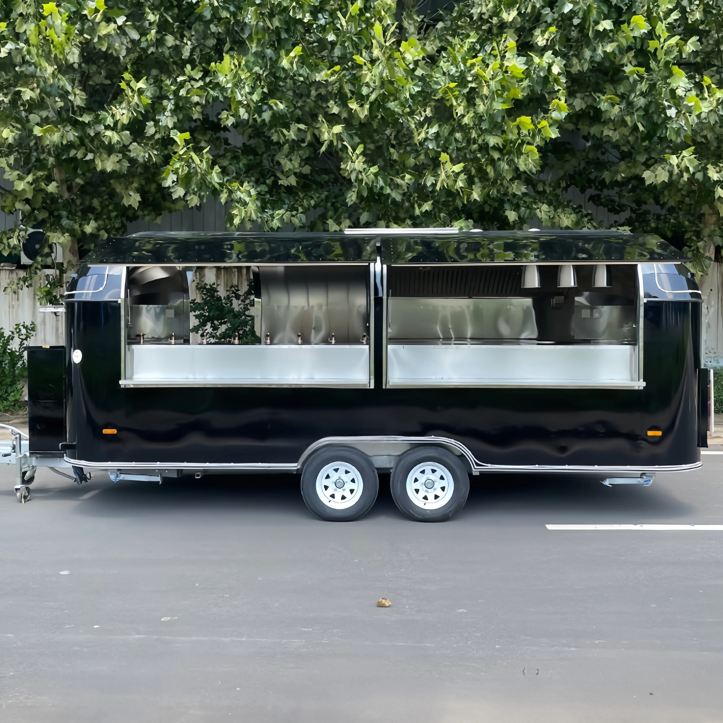 

Индивидуальный мобильный прицеп для еды на продажу, грузовик для еды с кухонным оборудованием для пиццы, хот-догов и кофе