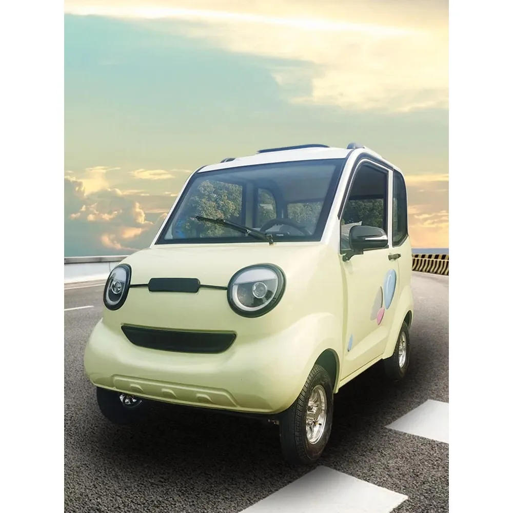 Custom-made electric 4-wheel car home small ladies and adults instead of walking new+small battery new energy car