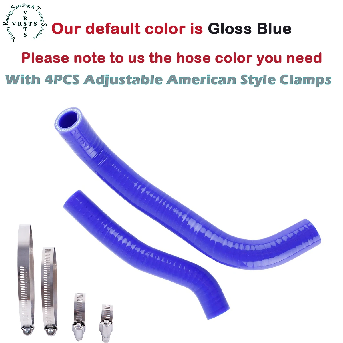 2PCS For KAWASAKI KFX400 Arctic Cat DVX400 Suzuki LTZ400 Replacement Motorcycles Tools Silicone Radiator Coolant Hose Kit 3PLY