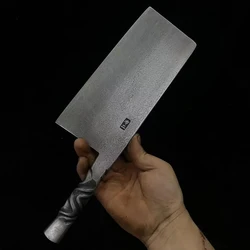 8 Inch Slicng Knife Ultra Sharp Chefs Cleaver Handmade Forged Damascus T10 Steel Blade Longquan Kitchen Knives Cooking Tools