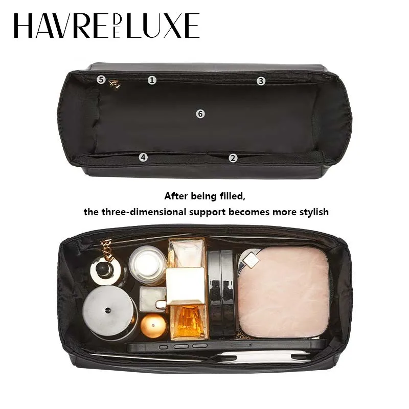 Bag organizer insert for birkin 25 nylon storage platinum bag support storage inner modification bag accessories