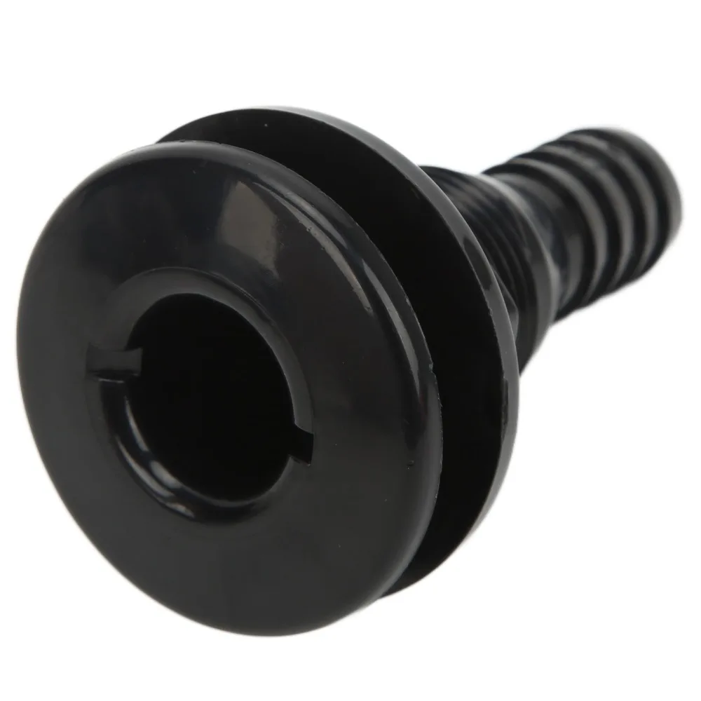 

Multi-size Boat Through Hull Connector ABS Plastic White Hose Coupling Straight Through Black Thru Hull Fitting Marine