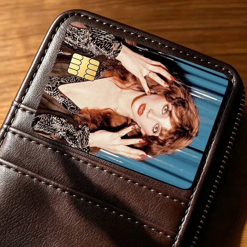 Classic Portrait Kate Bush Credit Card HD Stickers Small Chip Waterproof Sticker Game Card Decal Gift